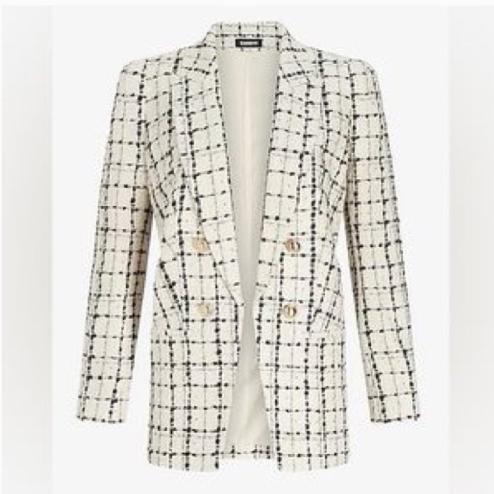 Express Tweed Boyfriend Blazer